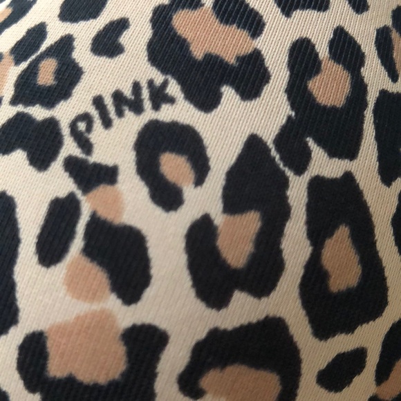 PINK Vic. Secret Strapless bra leopard print 34D - Picture 2 of 6
